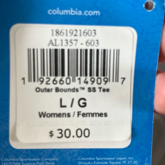 NEW COLUMBIA T-SHIRT - Picture 7 of 9